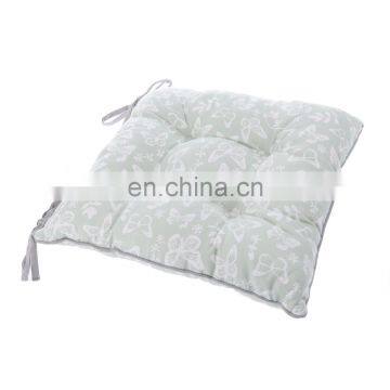 Square Recycle Seat Cushion Printed Chair Pads With Ties for Outdoor/Indoor photo-7