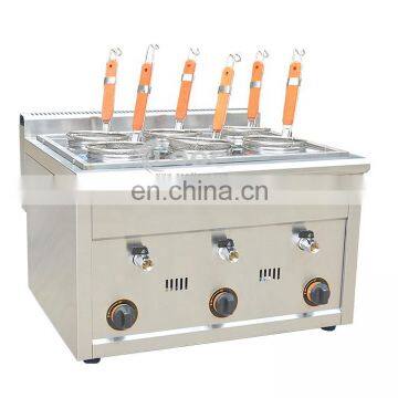 High Quality Snack Equipment Industrial Desktop Gas Noodle Cooker Commercial