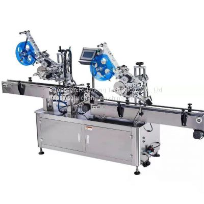 Automated Flat Side Label Machine, Horizontal Labeling Machine