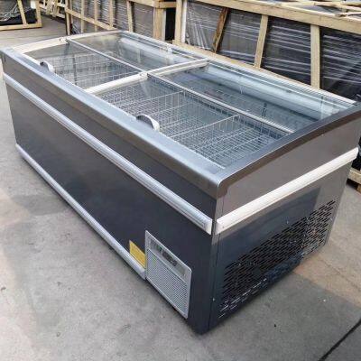 Supermarket Chest Freezer Combined Island Freezer Horizontal Display Freezer Sold in UK photo-5