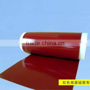 China silicone rubber coated fabric anti static high temperature resistance 0.15mm-2.0mm thickness max width 2450mm