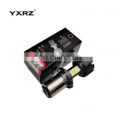 Hot Sale High Quality Universal Super Bright White Led Light Bulbs 12v A08-05 Four Sides Two Socket Motorcycle Headlight Bulb