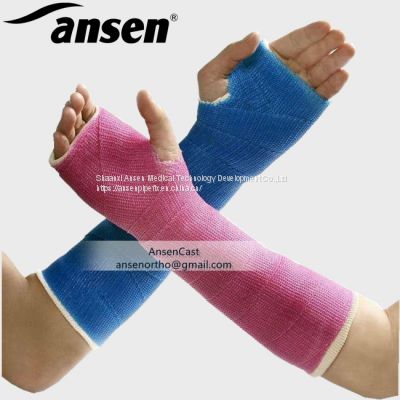 OEM Brand Orthopedic Casting Tape Waterproof Medical Fiberglass Cast Bandage for Arm Leg Brace