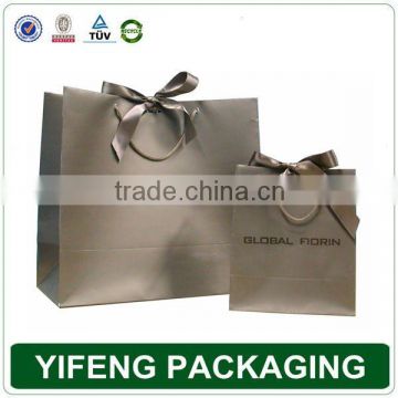 Supply Customized OEM Black Matt Laminated Mini Jewelry Paper Bag