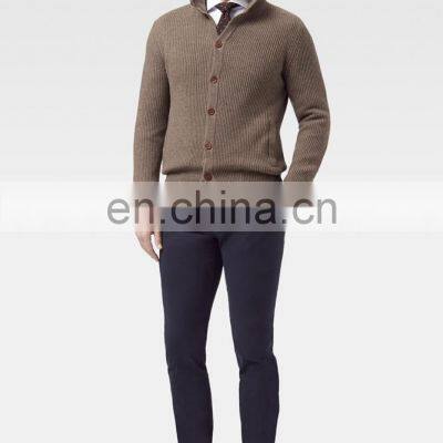 Winter Wholesale Fashion Men Cashmere Wool Sweater Cardigan Coat photo-2