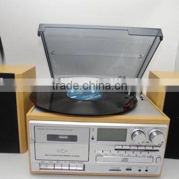 Wooden Vinyl Record Wholesale With Small MOQ, Cassette Player,USB Turntable photo-2