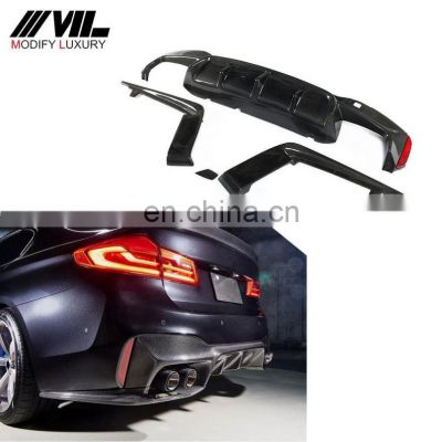 Carbon Fiber Rear Bumper Diffuser for BMW F90 M5 2018- 2019