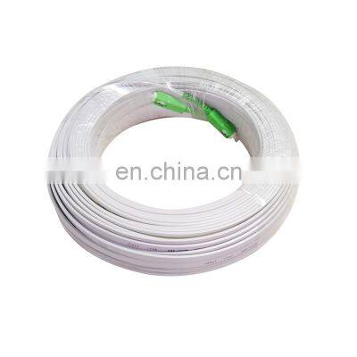 30meters SC APC Single Mode G657A Simplex Indoor FTTH Drop Cable Patch cord sc apc ftth patch cord