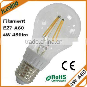 NEW product E27 Base 4W LED Filament Bulb Light