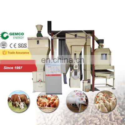 2 ton per hour small chicken feed production machine animal feed mill machinery chicken feed production machine