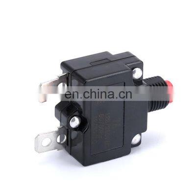 Push to Reset Thermal Switch Wireless Mini DC Circuit Breakers for generator overload protection fuse switch