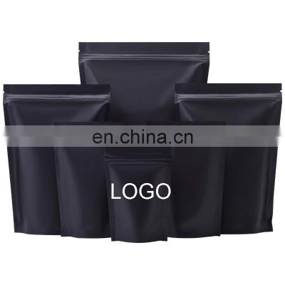 Custom food packaging bag plastic aluminum foil bags ziplock stand up pouch