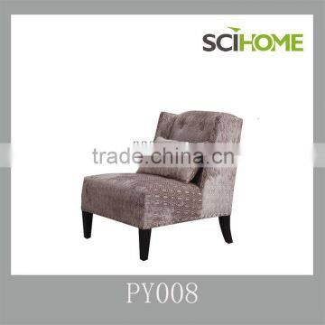 Modern design fabric armchair china supplier in living room furniture