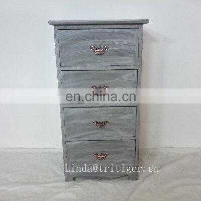 Country Style High Quality Blue Solid Wood Kitchen Cabinet for Wholesale photo-4