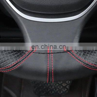 Hot New Product Leather Braided Steering Wheel Cover, Soft Non-slip Universal Steering Wheel Cover photo-4