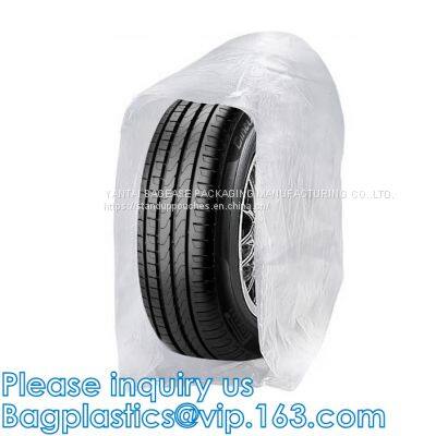 Disposable Tyre Bags, Steering Wheel Cover, Car Seat Cover, Disposable Cover, pe Car Foot Mat, Gear Automotive Tire Bag photo-5