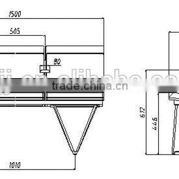 Curve Plywood Waiting Chair Airport Chair Lounge Chair H63D-3-V for Public Seating photo-6