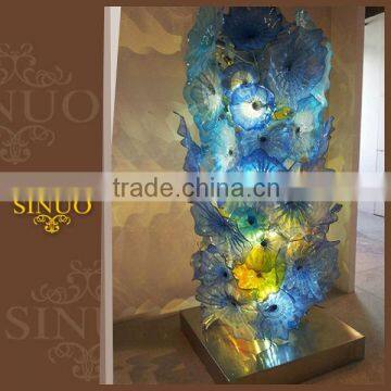 Fashion style murano glass abstract art sculpture