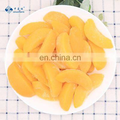 2021 Fresh Fruit IQF Frozen Yellow Peach Slices