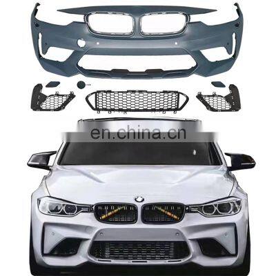 Body kit M3C model for BMW f30 3 series facelift M3C front bumper assembly