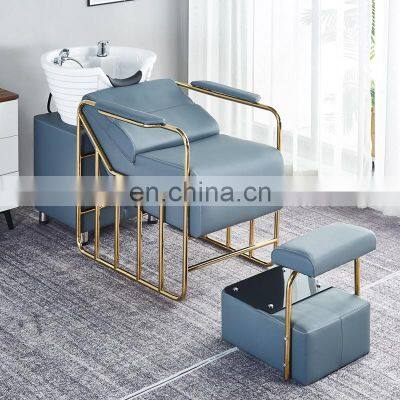 High Quality Salon Furniture Electric Shampoo Bed Massage Chair photo-4