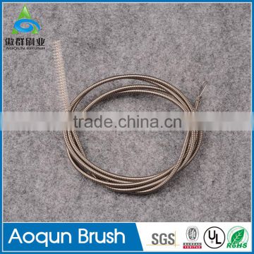 15mm Bipap / CPAP Tube Brush , Stainless Steel Wire , Nylon Bristle Brush