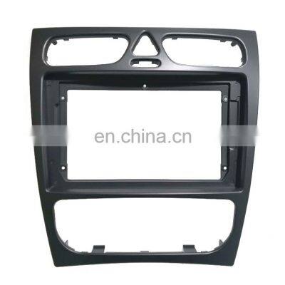 9inch 2002-2004  Car Radio Frame For Benz C W203 GLK Player Stereo Mounting Kit With Power Cable