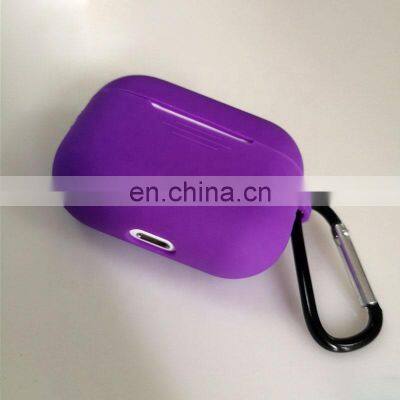 Wholesale Soft Silicone Case for Airpods Pro Anti-fall for Soft Silicone Airpods Pro Case Cover Keychain photo-2
