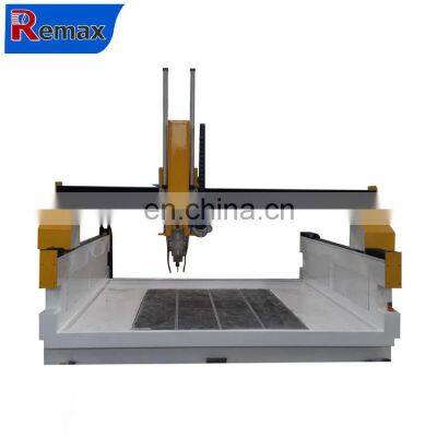 High Z axis 3d Styrofoam carving cnc router 5 axis foam cutting machine