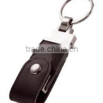 Hot Selling Factory Price Black-white 1GB Leather USB Flash Drive