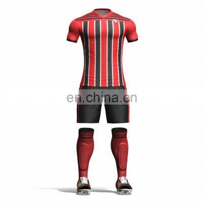 Cheap Sports Club Jersey Shorts Set Short Sleeve Shirts Soccer Uniforms for Teams photo-5