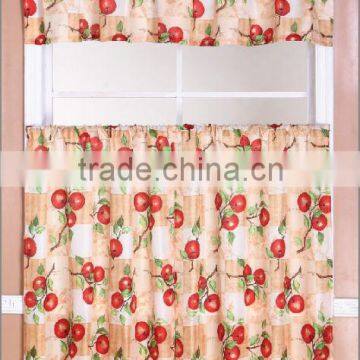 CHEAP COLORFUL TERYLENE EMBROIDERY KITCHEN CURTAIN