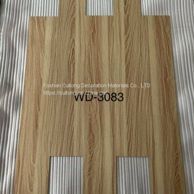 Do old wood grain LVT Floor 2mm back dry vinyl flooring waterproof flame retardant plastic floor tile office glue