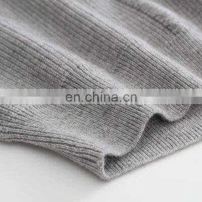 OEM Service From China Factory Comfortable Women's Pure Cashmere V-Neck Pullover Casual Solid Pattern Winter Sweater photo-4
