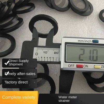 Filter Screen Gasket Rubber Sealing Gasket Dn20 Rubber Filter Screen 6 Points 304 Filter Screen 40 Mesh Sealing Elastic Yufeng photo-3