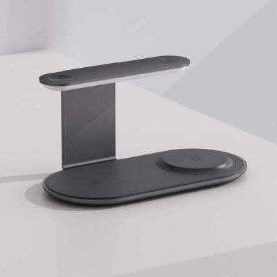 Multi-function Charger Magnetic Wireless Desktop Charging Station Mobile Charging Bank Multi-device Compatible Fast Charging