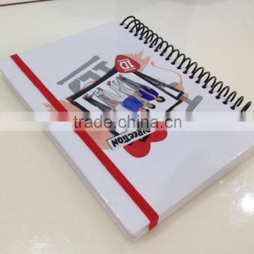 Single wire spiral hardcover notebook NSXQ-0007