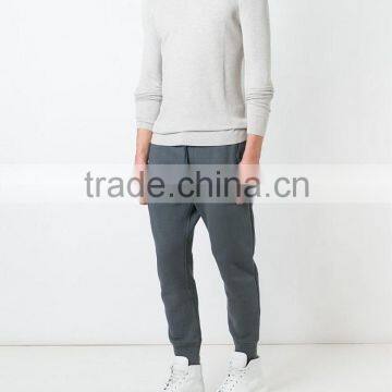 Fashion Wholesale Mens Cotton Long Track Jogger Pants With Drawstring
