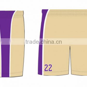 Custom size and color lacrosse practice gear men's lacrosse shorts