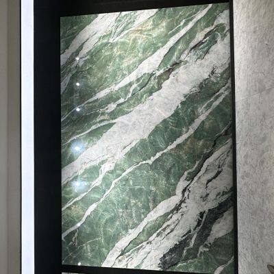 1500*3000 Alpine Green Sintered Stone Slabs photo-2