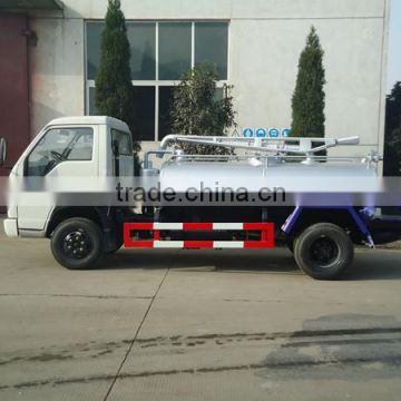 Foton 4x2 3CBM vacuum fecal suction truck