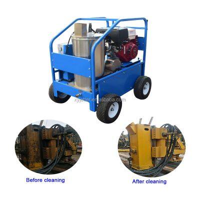 Pressure 340bar Catering Canteen Hood Oil Fume Duct Purifier High Temperature and High Pressure Cleaning Machine
