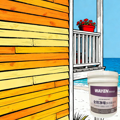 WB-500 Water-based Exterior Wood Sealer Breathable Yet Waterproof Maintains Wood Texture Eco-friendly Anti-corrosion Wood Sealer photo-3