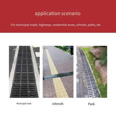 Lubao Manufacturer of Ductile Iron Gutter Covers, Single Grate, 400*800, Heavy-duty Drainage for Sewage and Rainwater in Factories photo-4