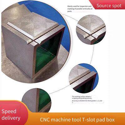 T-slot Drill Press Square Box Cnc Auxiliary Heightening Platform, Machine Tool Cnc Workbench Heightening Pad Box, Cast Iron Radial Drill photo-3