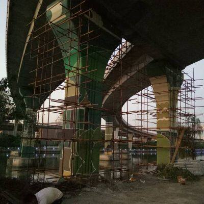 High - Altitude Wall Painting in Hengyang, Hand - Painted Wall Murals, Graffiti and Beautification of Cooling Towers, Chimneys in Power Plants, and Wall Painting on Overpasses With Paint photo-4