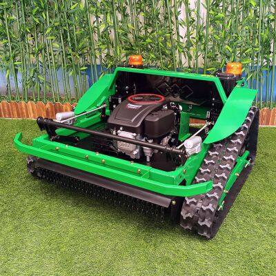 Vigorun Cortador de Grama a Distância com Motores Resistentes ao Calor, Design VTLM800 com Carroçaria de Trilhos, Robô Cortador de Capim