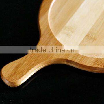 Bamboo Cutting Board Wood Pizza Peel / Cutting Board / Serving Tray Round Pizza Cutting Board photo-4