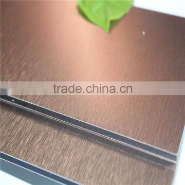 3mm Silver Brushed MEGABOND Aluminium Panel China photo-2