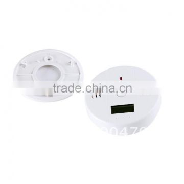 CO gas Detector/Carbon monoxide alarm with LCD Display and long-life sensor